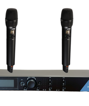 JTS IS-R2/JSS-4A | 2 Mic Wireless System w/ Condenser Capsules