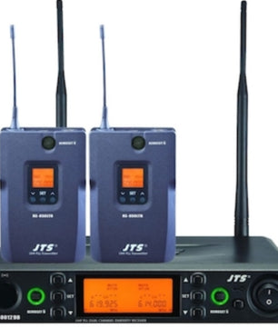 JTS RU8012DB/ RU850LTB | Dual Belt Pack Wireless System