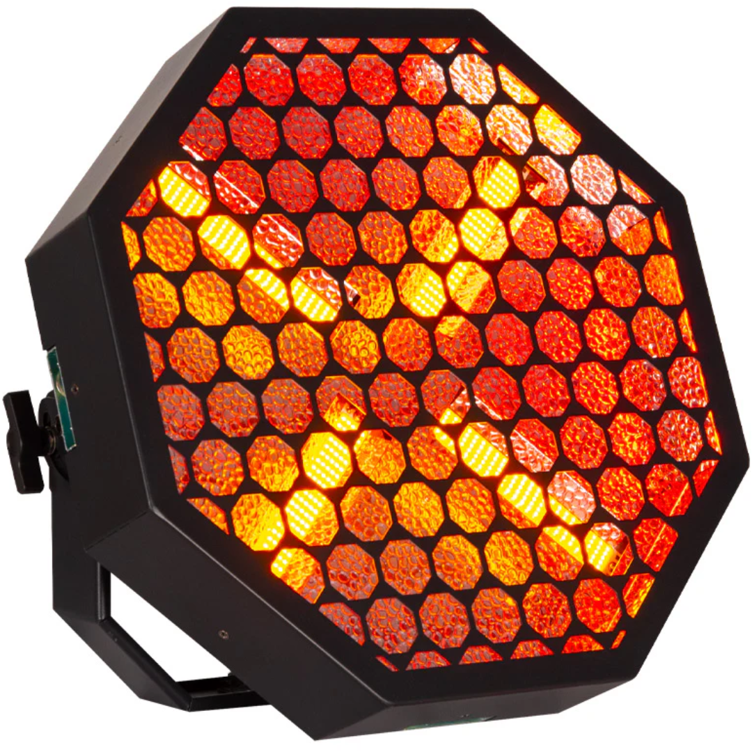 American DJ Vintage X | 4x60W Amber Retro Blinder with RGB Background LEDs & Wireless Control