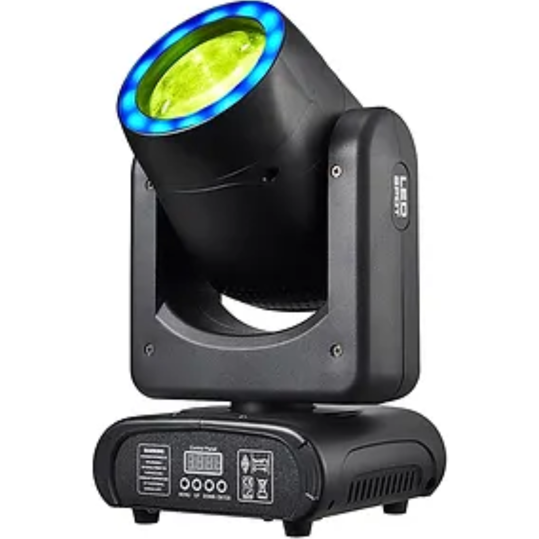 Crisp JUBARIS BEAM L90 | 2° LED Beam Light with Dual Prisms | RGB Halo for Clubs & Events