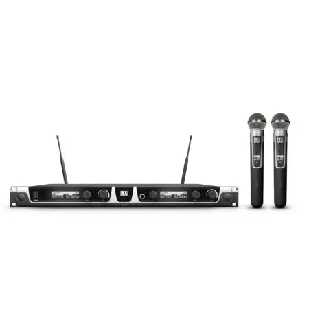 LD Systems U504.7 HHD2 | Dual Wireless Handheld Mic System | 470–490 MHz with OLED Display