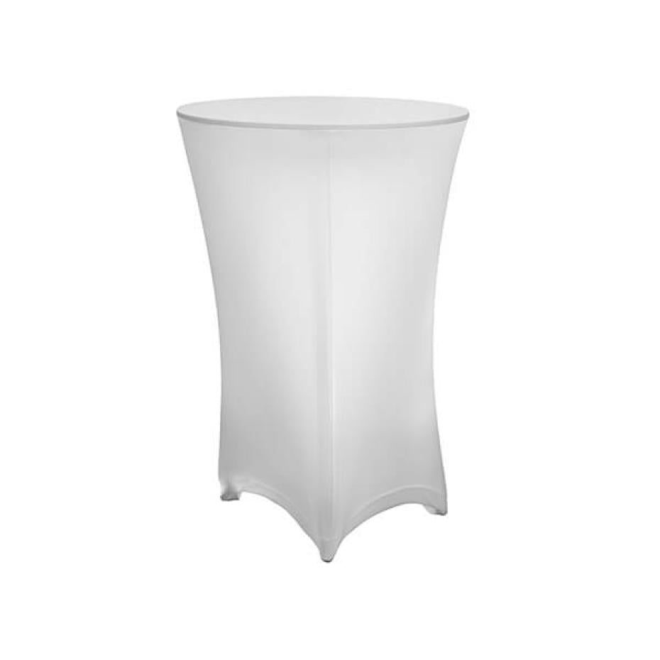 LED Table Scrim White 75 R-110 | Cocktail Table Scrim