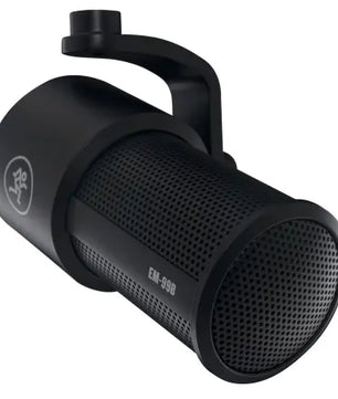 Mackie EM-99B | Dynamic Cardioid Broadcast Mic | XLR Output & Desktop Stand