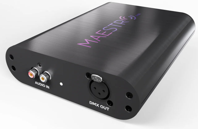 MaestroDMX Controller | Autonomous DMX Light Shows | Standalone Audio-Reactive Hardware