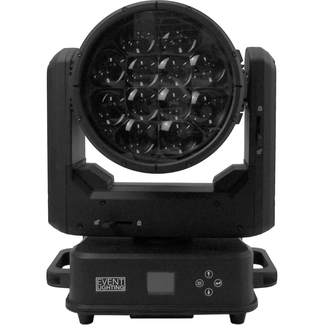 Event Lighting OUTBACK12X40W | 480W IP65 Outdoor RGBW LED Zoom Wash with Pixel Control
