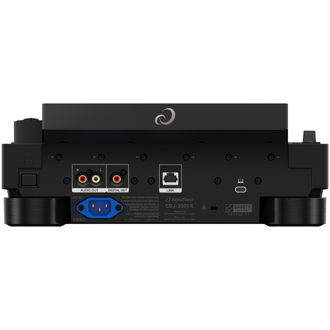 AlphaTheta CDJ-3000X | Flagship DJ Media Player with Cloud & Streaming Integration