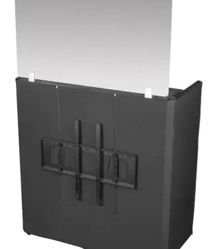 Odyssey DJBOOTHM46 | DJ Booth with TV Bracket