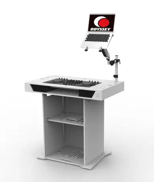 Odyssey DJSTUDIO-W | DJ Studio Podium 37 in White