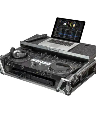 Odyssey FRDDJREV5GPW1U | DDJ-REV5 1U Case with Wheels and Laptop Platform