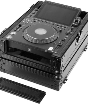 Odyssey FZ3000XBL | Black Label Flight Case for AlphaTheta CDJ-3000X with All-Black Hardware
