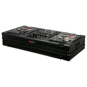 Odyssey FZBM12WBL | Black 12″ Mixer & Two Turntables Flight Coffin Case