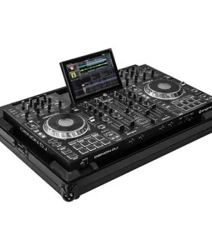 Odyssey FZDNPRIME4BL | Denon Prime 4 Low-Profile Flight Case (Black)