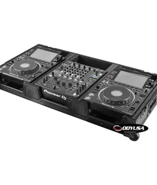 Odyssey 810158 | Coffin Case for 12in Mixer + (2) Pioneer CDJ-3000
