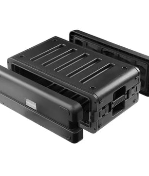 Odyssey VR3XSMIC4ZP | Watertight 3U XS Rack Case with 4 Microphone Compartments