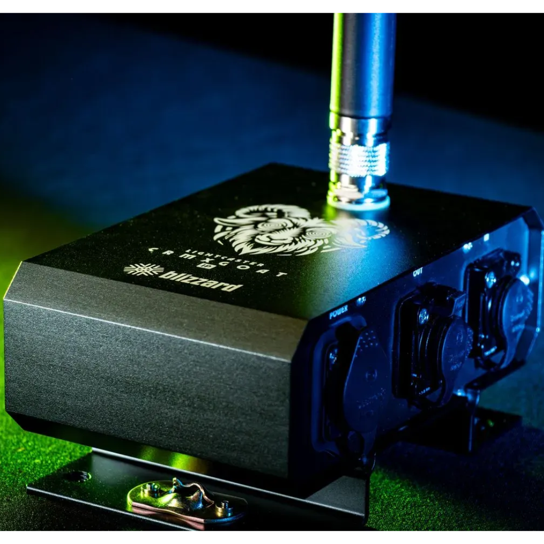 Blizzard Lighting Lightcaster CRMX GOAT IP | IP65 Wireless DMX Transceiver with 1000m Range & RDM Support
