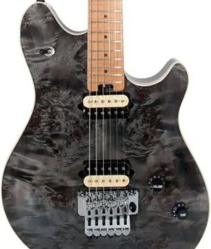 Peavey HP 2 Poplar Burl Electric Guitar - Transparent Black