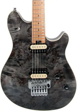 Peavey HP 2 Poplar Burl Electric Guitar - Transparent Black