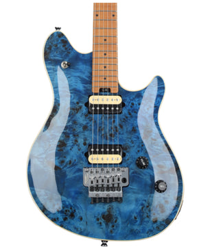 Peavey HP 2 Poplar Burl Electric Guitar - Transparent Blue