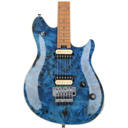 Peavey HP 2 Poplar Burl Electric Guitar - Transparent Blue