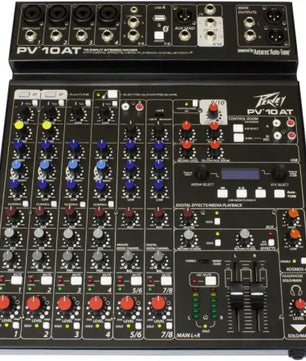 Peavey PV10 AT | Ins: 4 Mic, 2 Line - Bluetooth, Auto-Tune
