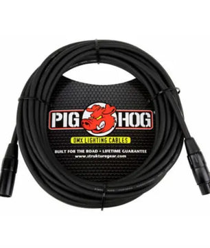 Pig Hog PHDMX25 | 25ft DMX Cable, 3-Pin Premium Wire