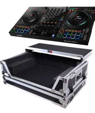 Pioneer DJ DDJ-FLX10 + ProX Case | 4-Deck Controller with Stems, DMX | Flight-Ready Package
