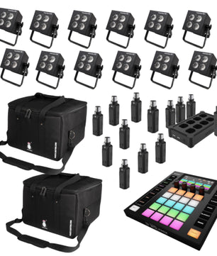 Prost Lighting  MoonBox Go Smart Uplighting Wireless DMX Package with ADJ WMX1 MK2