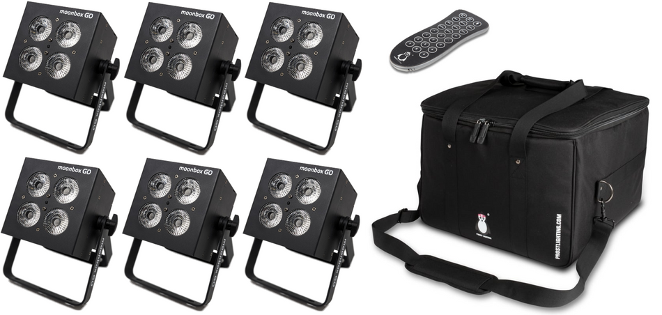 Prost Lighting MoonBox GO 6-Pack w/ Carry Bag