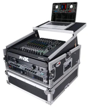 ProX  T-4MRLT MK2 | Combo Flight Case w/ Laptop Shelf