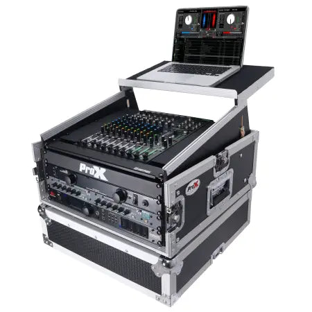 ProX  T-4MRLT MK2 | Combo Flight Case w/ Laptop Shelf