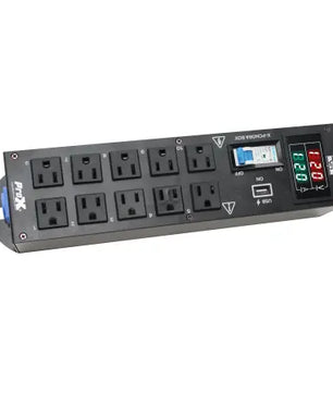 ProX  X-PCNORA BOX | 10-Way Power Distribution Box with Powerkon to Edison Compatibility