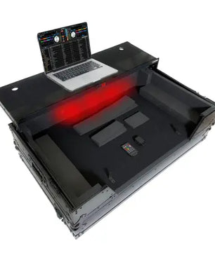ProX  XS-XDJAZWLTBLLED | Pioneer XDJ-AZ Flight Case with Laptop Shelf & LED