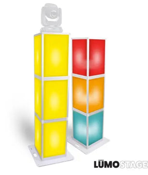 ProX XSA-PILLAR6FT | 6ft Acrylic LED Display Column for LumoStage Lighting Pedestal