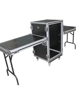ProX T-18RSP24DST | 18U Shockproof Amp Rack, Tables, Casters