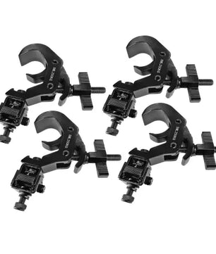 ProX T-QFC12X4 | Set of 4 Quick 90º Folding Clamp Adapters with T-C12 Truss Clamps