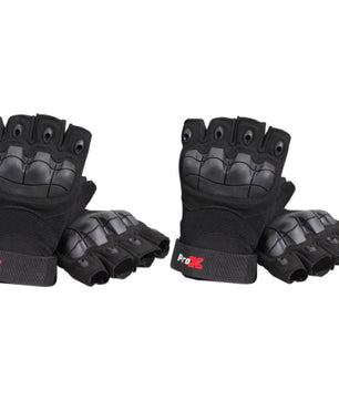ProX X-GRIPZ | Hard Knuckle Fingerless Gloves (2 Pairs)