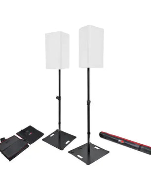ProX X-POLARIS BL X2 | 2x Speaker/Lighting Stand and Bags