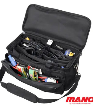 ProX XB-P12 | Utility Carry Bag with Dividers for Cables, LED Lighting, Tools, Mics, and Accessories
