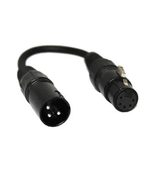 ProX XC-DMX3M5F | 3-Pin Male to 5-Pin Female Turnaround