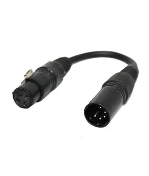 ProX XC-DMX5M3F | 5-Pin Male to 3-Pin Female Turnaround