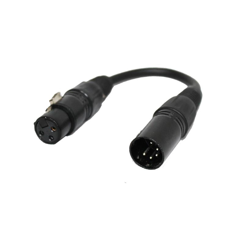 ProX XC-DMX5M3F | 5-Pin Male to 3-Pin Female Turnaround