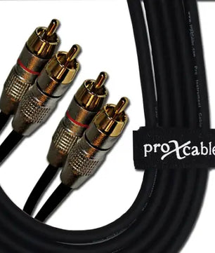 ProX XC-DRCA10 | 10' Dual RCA to Dual RCA Cable