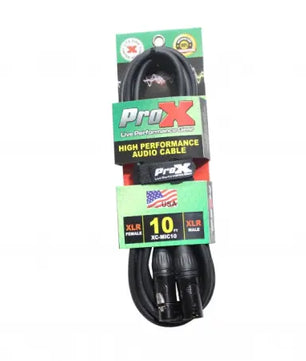 ProX XC-MIC10 | 10' XLR to XLR Cable