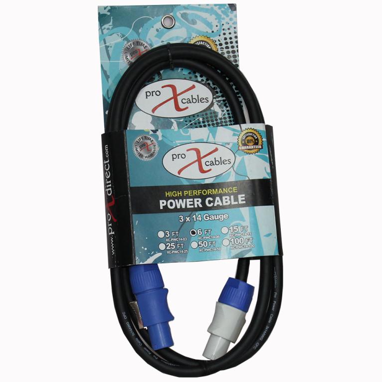 ProX XC-PWC14-06 | 6ft Powercon to Powercon Cable