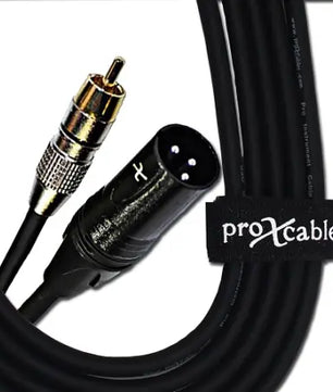 ProX XC-RXM03 | 3' XLR-M to RCA Cable