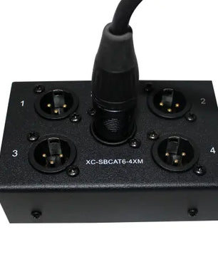 ProX XC-SBCAT6-4XM | DMX/XLR to Ethernet Snake