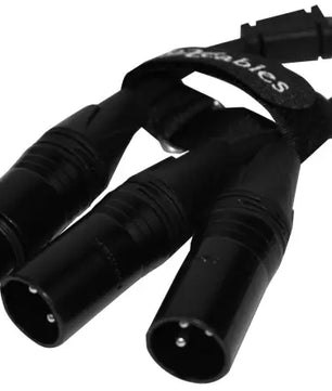 ProX XC-YXF | 6in XLR-F to Dual XLR-M Cable