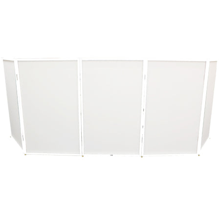 ProX XF-5X3048W | 5 Panel White Frame DJ Facade