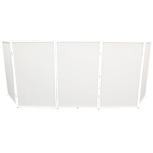 ProX XF-5X3048W | 5 Panel White Frame DJ Facade