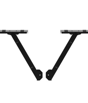ProX XZF-B3 SIDE SHELF BL | BLACK Side Mounting Shelf for DJ Table Workstation